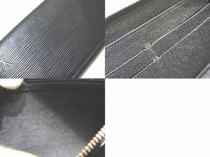 Louis Vuitton Zippy Wallet Long Wallet M60072 Epi Noir Black Zippy Wallet Black
