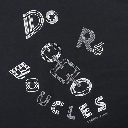 Hermes 3h4611dl Do Re Boucles Do Re Boucles 100% Cotton Crew Neck Short Sleeve