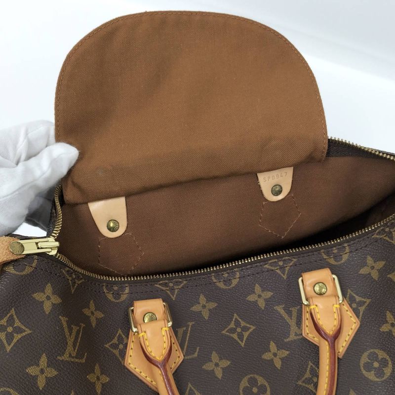 Louis Vuitton Speedy 35 Mini Boston Bag Monogram Brown M41524