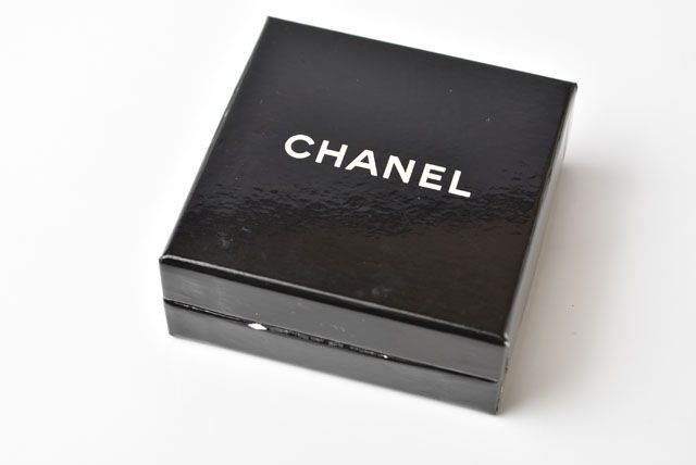 Chanel Earrings Chanel Logo CC Coco Mark Swing Rhinestone Black Gold 230913