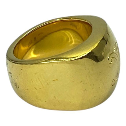 Celine Ulf0252 Triomphe Ring Accessories Jewelry Logo GP Gold Celine (size 54