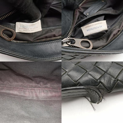 Bottega Veneta Intrecciato Black Lambskin B05020263k