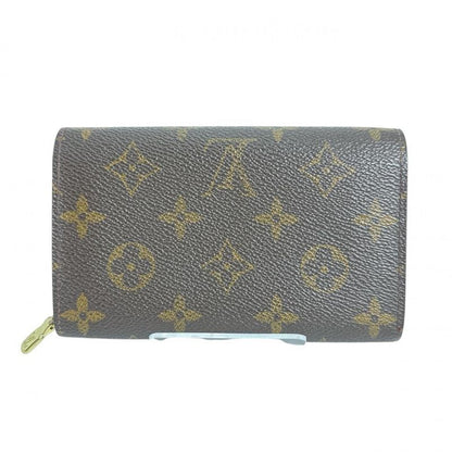 Louis Vuitton M61730 Monogram L-shaped Zipper Porte Monnaie Vie Trésor Fold