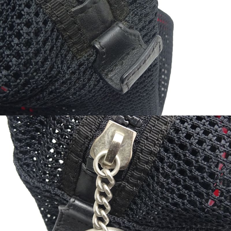 Chanel Shoulder Mesh Sports Line Tote Black Bag