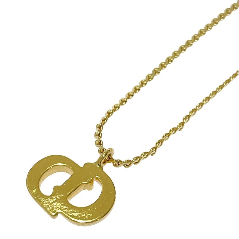 Christian Dior GP CD Logo Necklace Gold 459567 Necklace