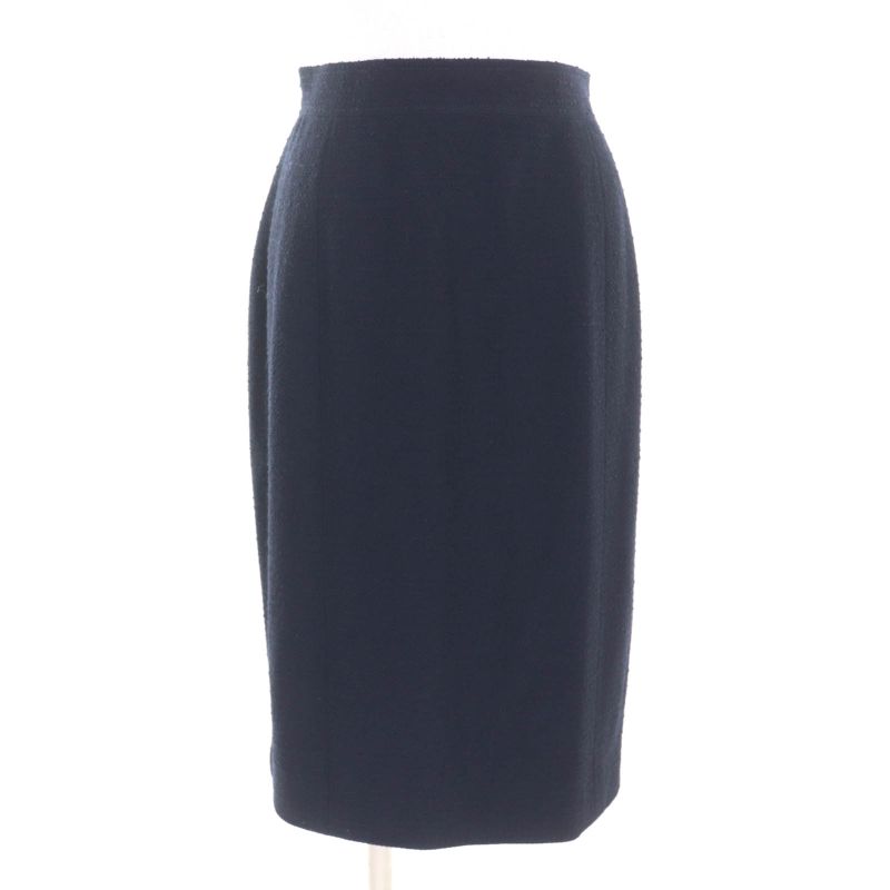 CHANEL Boutique CHANEL Boutique Vintage 100% Wool 90's Collarless Front Open