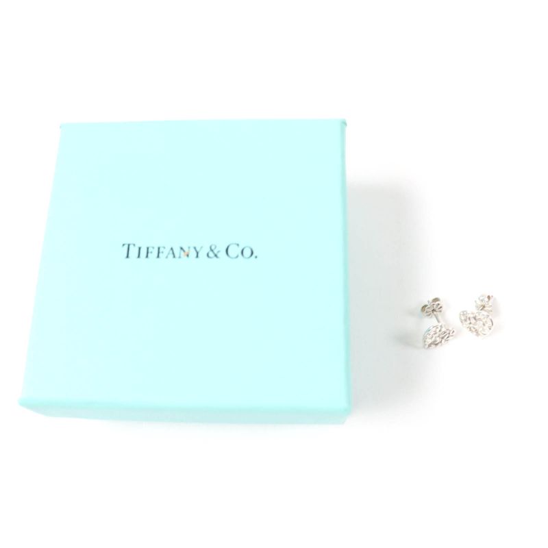 Tiffany & Co Olive Leaf Heart Earrings (for Both Ears) Accessory Earrings Sv925