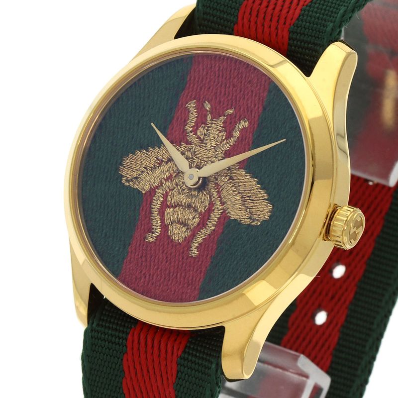 Gucci Ya1264 G-timeless Marché De Merveille Watch GP Nylon Boys