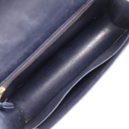 Hermes Constance 24 Vintage Box Calf Navy Blue/gold Hardware 0F Ladies Shoulder