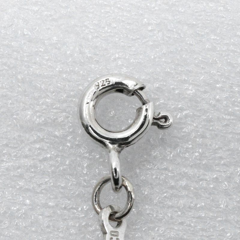 Tiffany & Co Open Heart Elsa Peretti 925 Silver Ladies 4.7g Necklace