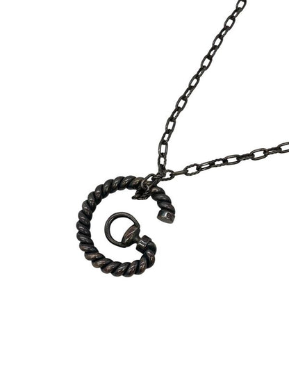 2979 Gucci Necklace Horsebit Sv925 G Motif G Logo Preowned Gucci