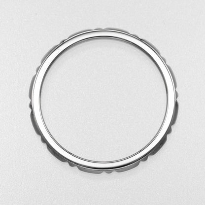 Tiffany & Co True Band 1.5mm (0.06in) Model Pt950platinum 19.5 Men's 3.28g Ring