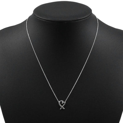Tiffany & Co Loving Heart Paloma Picasso 925 Silver Ladies 1.8g Necklace