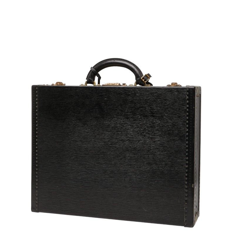 Louis Vuitton Epi President Briefcase Business Bag M54212 Black Leather Men's