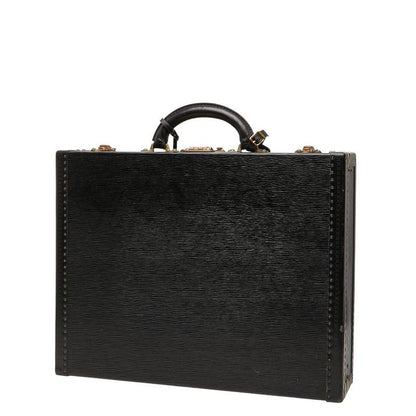 Louis Vuitton Epi President Briefcase Business Bag M54212 Black Leather Men's