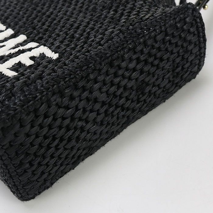 Loewe Tote Mini Loewe Font Alf1v46x01 Handbag Raffia Women's