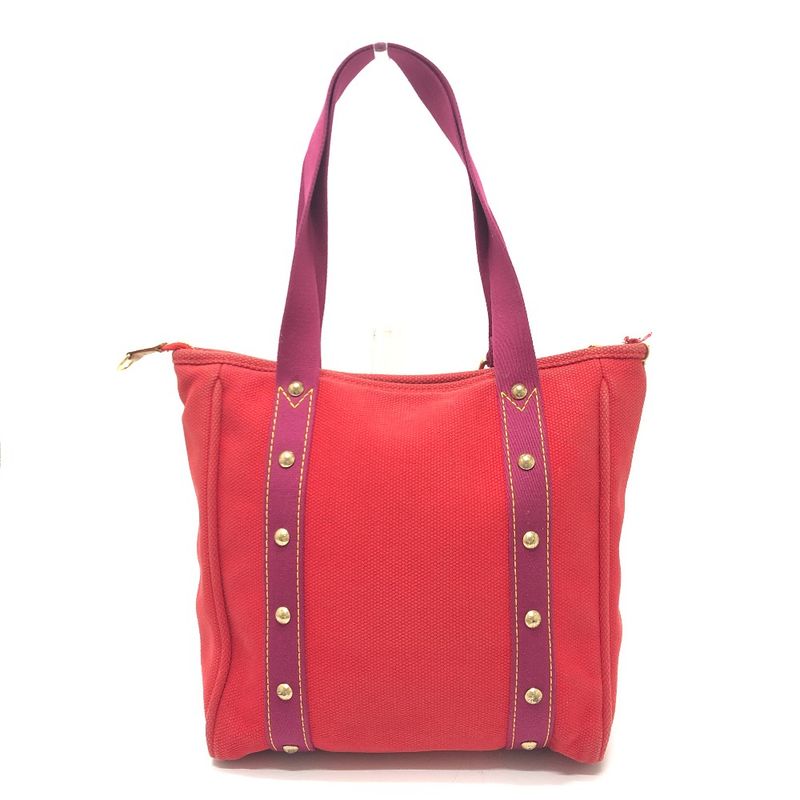 Louis Vuitton Tote Bag Antigua Cabas MM M40034 Canvas Red