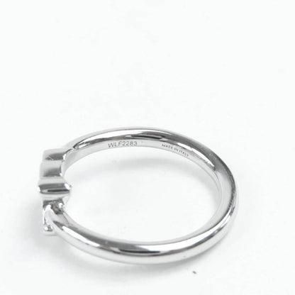 Celine 460ppp6bra Triomphe Asymmetric Ring Silver 52 Size Approx 12 With Box