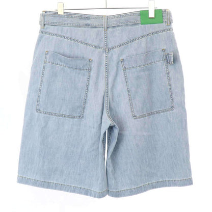 Bottega Veneta 24ss Belted Denim Shorts 771881 V3n60 Light Blue 50
