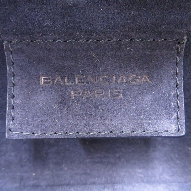Balenciaga Gama 1 27276 Leather Metal Silver Hardware Ivory White Shoulder Bag