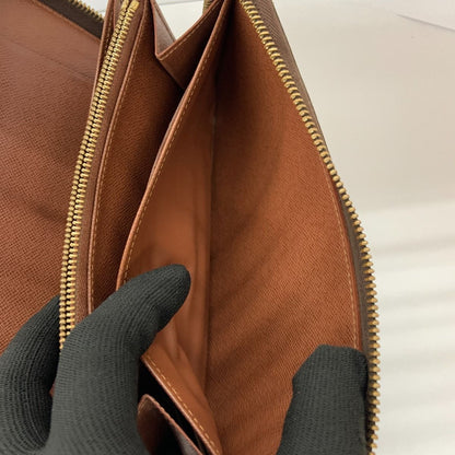 Louis Vuitton Monogram Zippy Organizer Round Zipper Long Wallet M60002 Brown