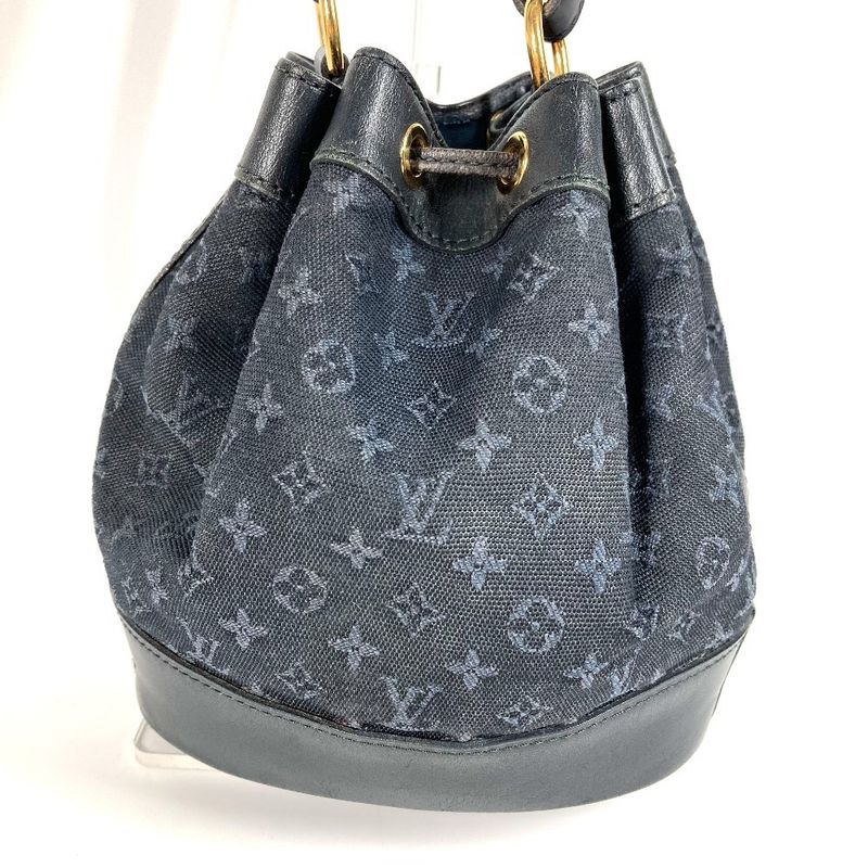 Louis Vuitton Shoulder Bag Noely M92687 Monogram Mini Canvas Navy
