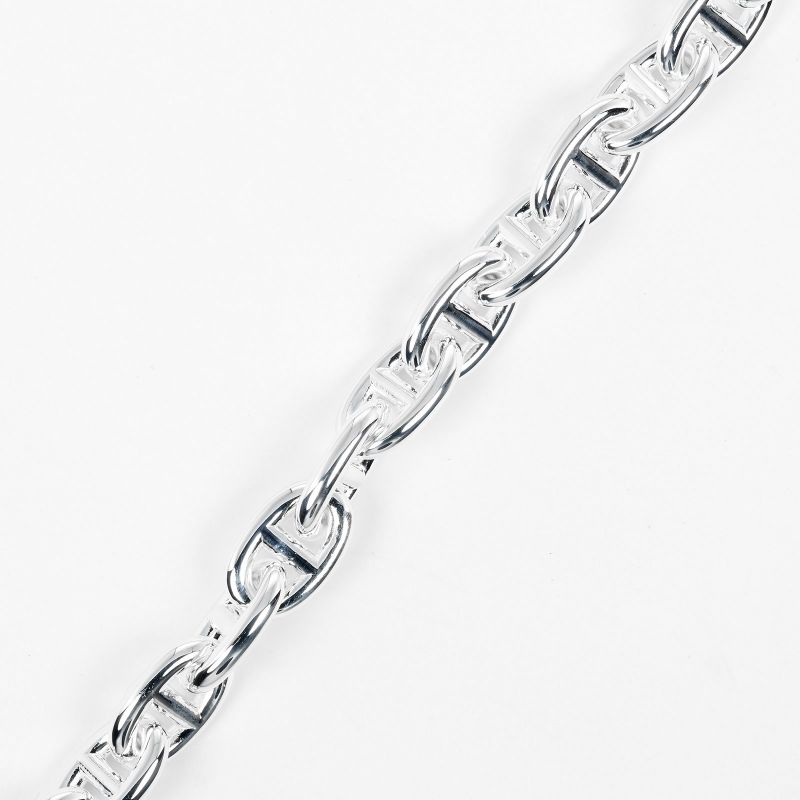 Hermes Chaine D'ancre PM 17 Links Approx 15.5cm (6.10in) Silver 925 Ladies 38g