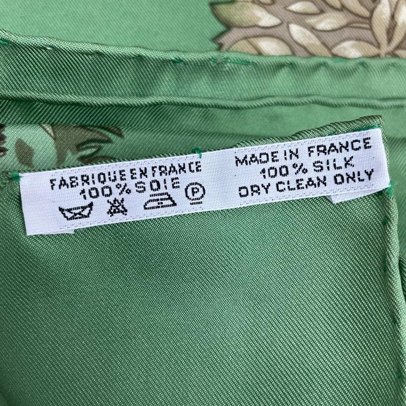 Hermes Scarf Carre 90 Silk Sichuan Green With Box