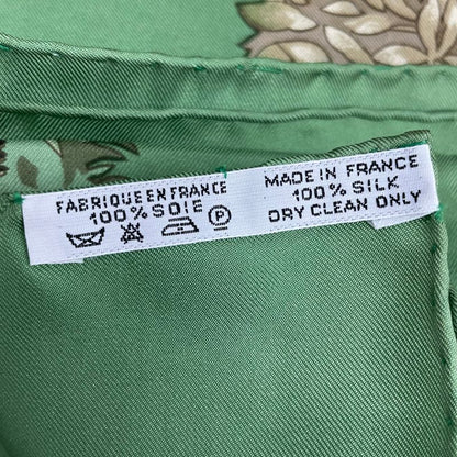 Hermes Scarf Carre 90 Silk Sichuan Green With Box