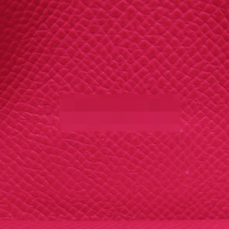 Hermes Bearn Souffle Silver Hardware Long Wallet With Coin Purse Epson Women