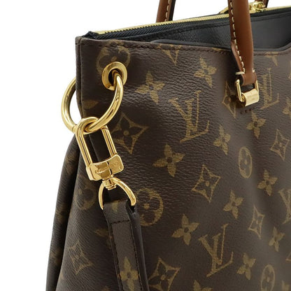 Louis Vuitton Monogram Pallas MM Handbag 2WAY Shoulder Bag Semi Shoulder Noir