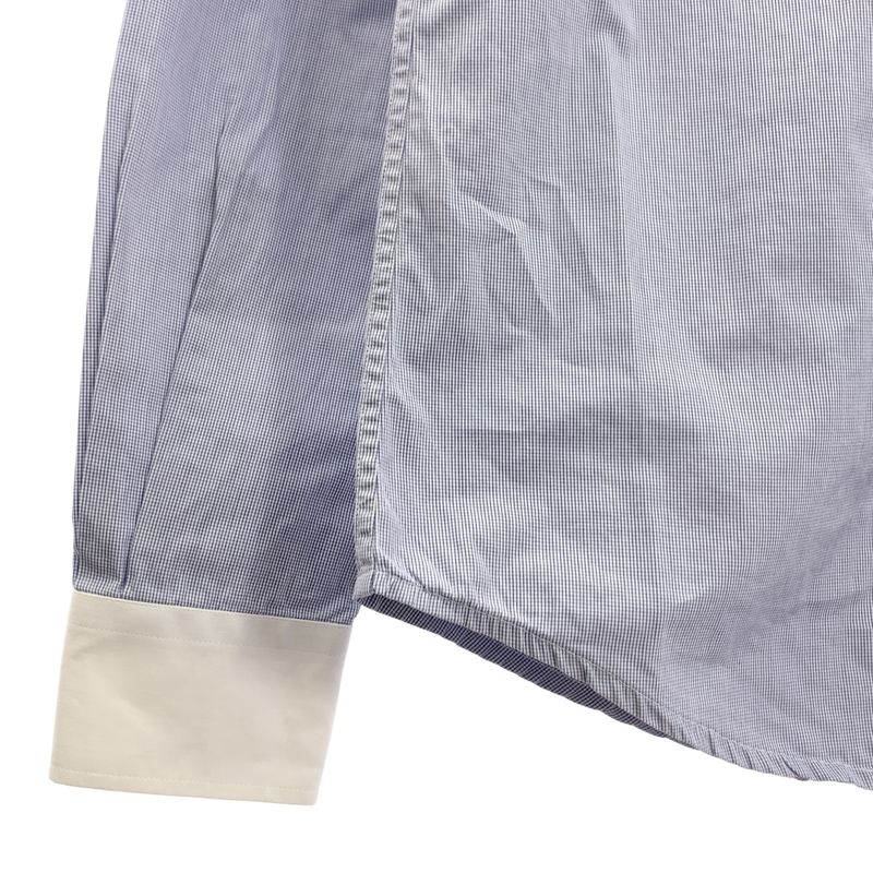 Balenciaga | Logo Embroidery Dress Shirt | S | Blue | Men's