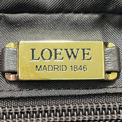 Loewe Handbag Gold Brown Anagram Excellent Condition Nappa Leather Preowned