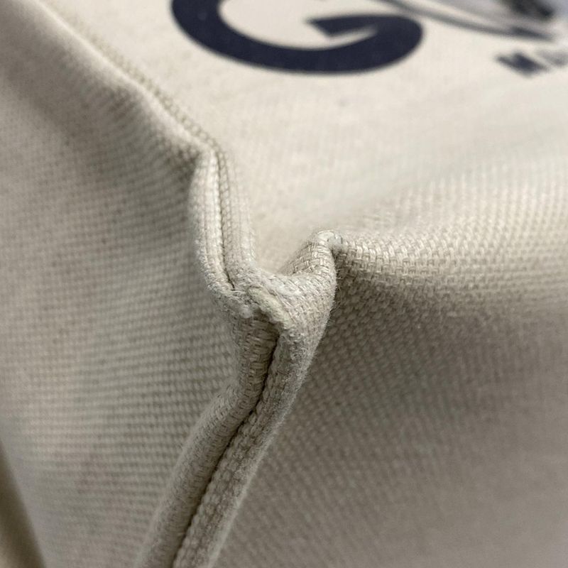 Gucci Tote Bag Gucci Print Small Tote Bag 772144 Ivory And Dark Navy Cotton