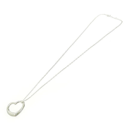 Tiffany & Co Silver Elsa Peretti Open Heart Necklace 9.8g 925 Engraved 479550
