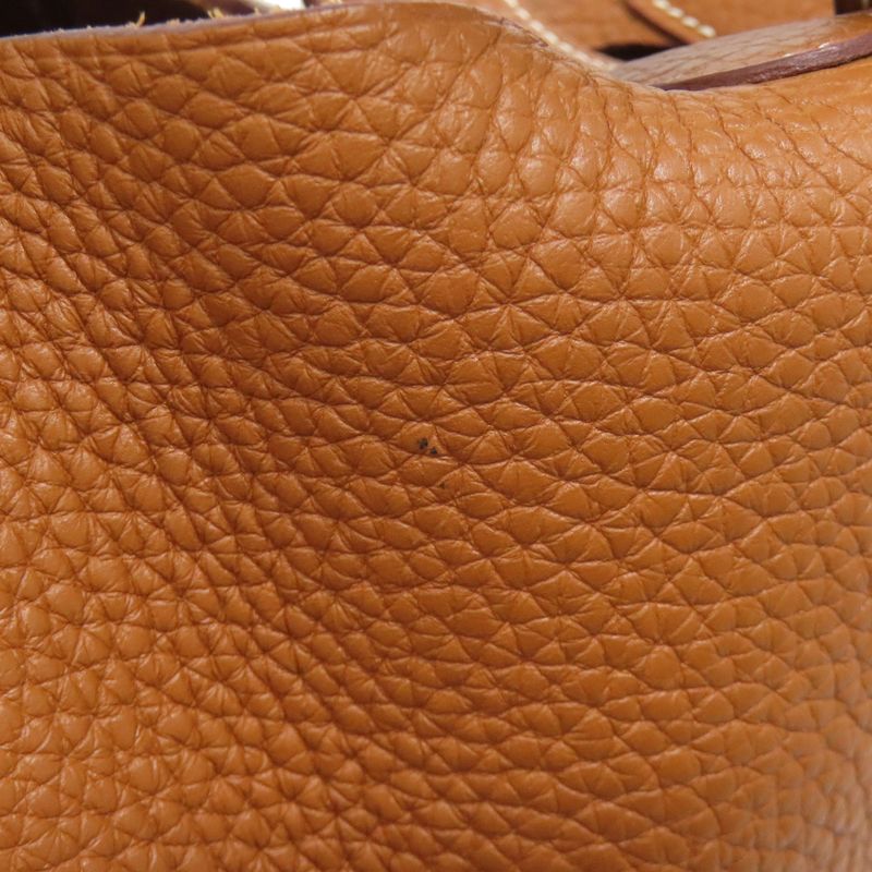 Hermes Picotin Lock MM Gold Silver Hardware Handbag Taurillon Women