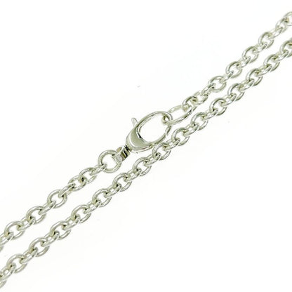 Gucci Silver Interlocking G Necklace 25.9g 925 Engraved 434377 Necklace