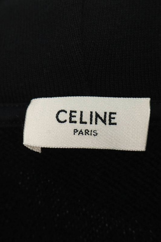 Celine 25SS Ry0a60n60 Triomphe Zip Cashmere Blend Hoodie Men's L