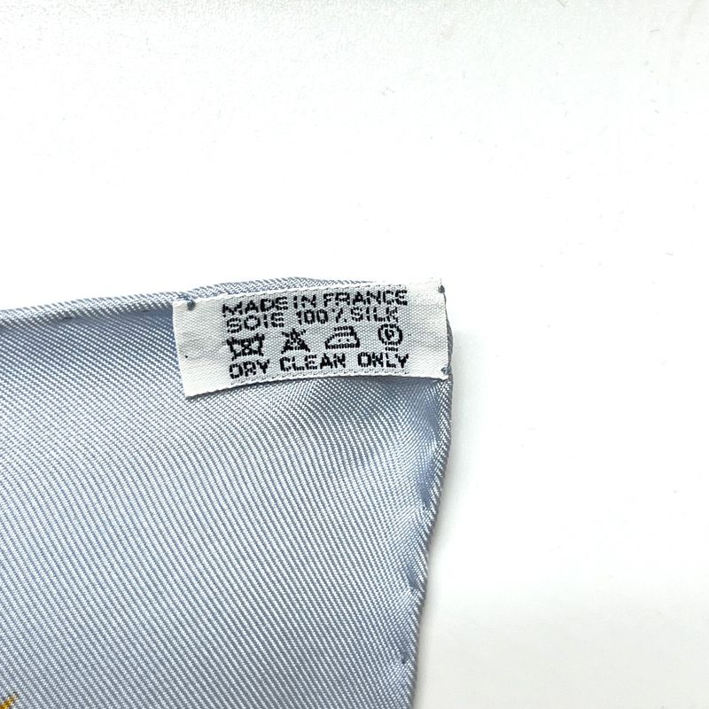 Hermes Scarf Carré 90 Au Pays De Cocagne In Paradise Silk Blue