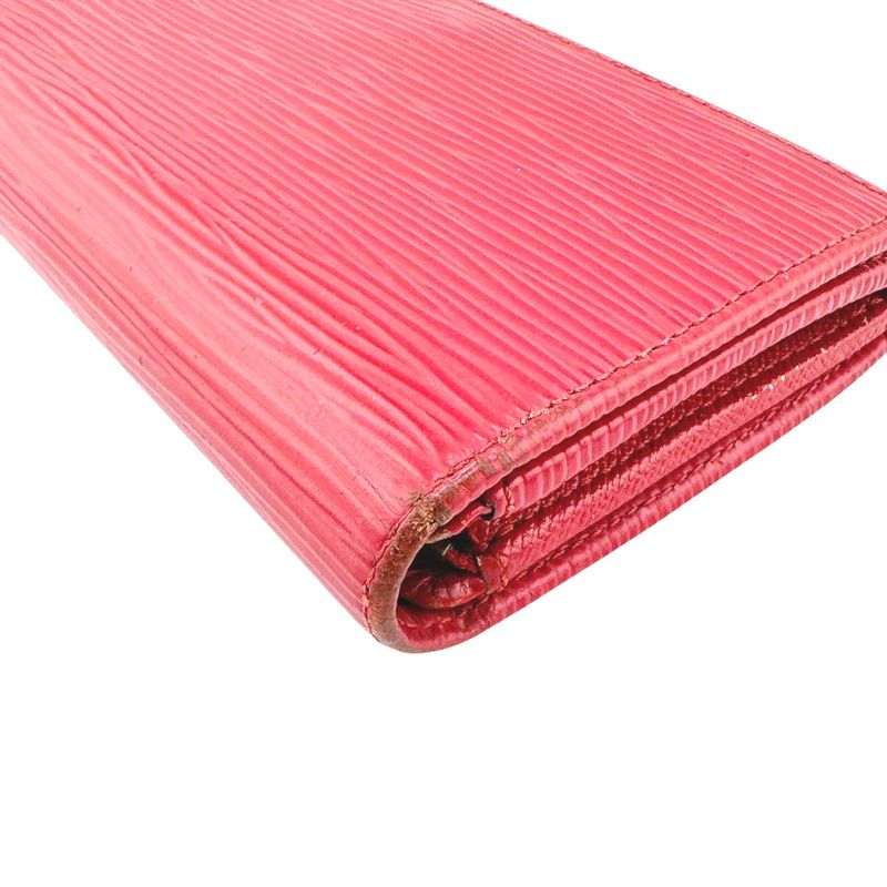 Louis Vuitton M63507 Epi Wallet Porte Monnaie Vie Trésor Bifold Wallet Louis