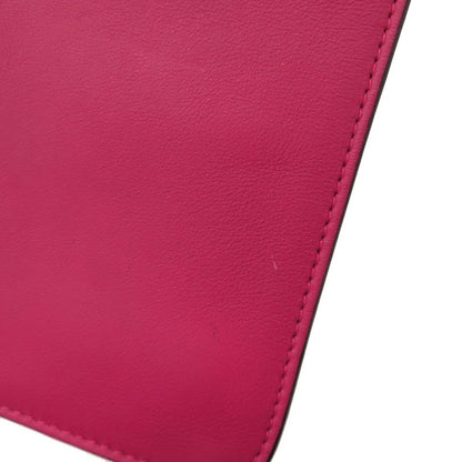 Christian DIOR Lady Dior 2WAY Handbag Calf Women Pink Leather Strap Crossbody