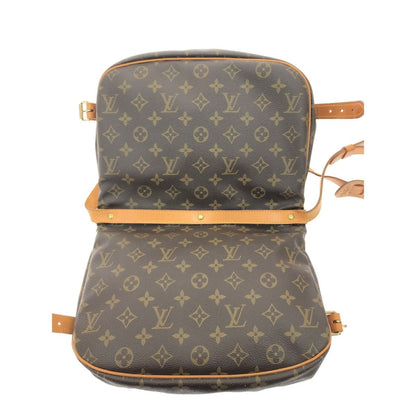 Louis Vuitton Unisex Shoulder Bag Crossbody Monogram Saumur 30 M42256 Brown