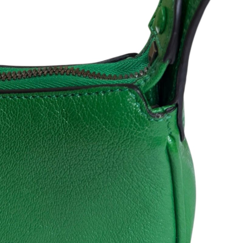 Gucci Aphrodite Mini GG Marmont Handbag Leather 739076 Green Ladies Gucci
