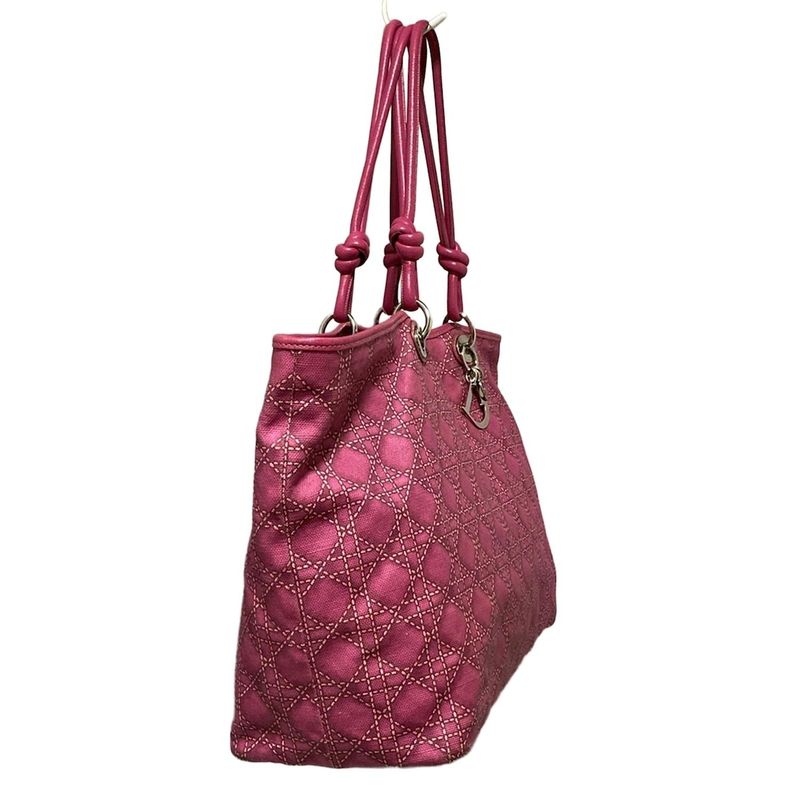Dior/christian Dior Tote Bag Sherry Pink Leather