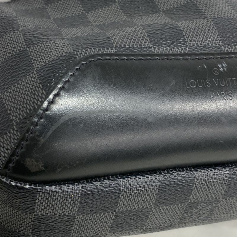 Louis Vuitton Body Bag Damier Graphite Avenues Ring Bag N41719 Black Men's
