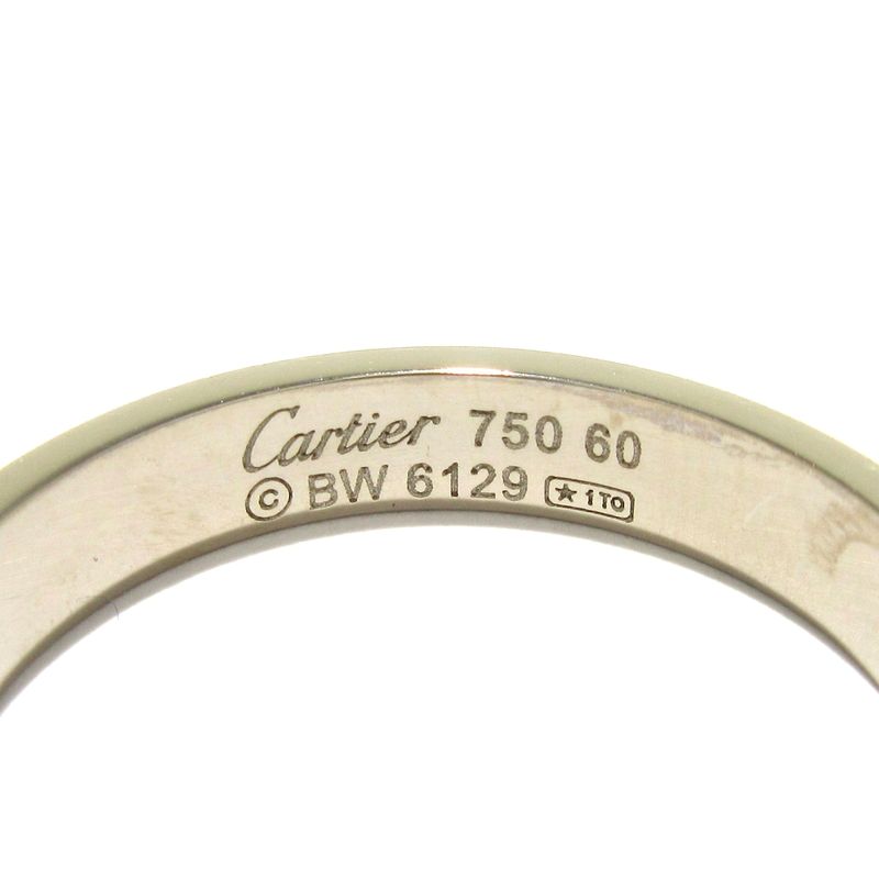 Cartier Ring 60 Like Happy Birthday 18K White Gold