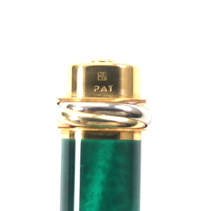 Cartier Vintage Malachite Trinity De Cartier Very Rare Marbled Cap Ballpoint