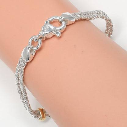 Tiffany & Co Double Heart Rope Vintage Wrist Circumference Approx 17.8cm