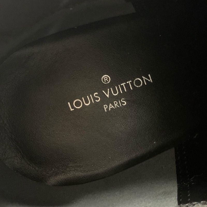 Louis Vuitton Star Trail Line Boots Short Boots Shoes Leather Black Brown