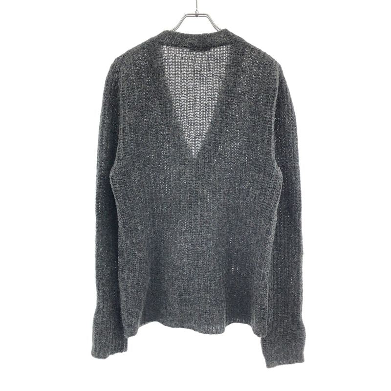 Prada 2006aw Wool Knit Cardigan Umc345 Gray 46